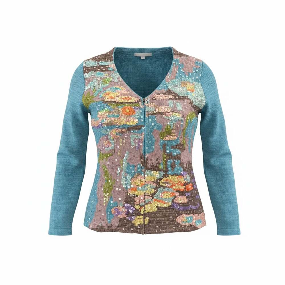 Vintage Storybook Knits NWT Embellished Grannycore  Sweater, Women’s Medium